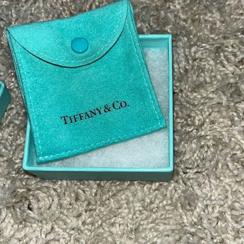 Tiffany & Co. Box and Pouch. Vintage